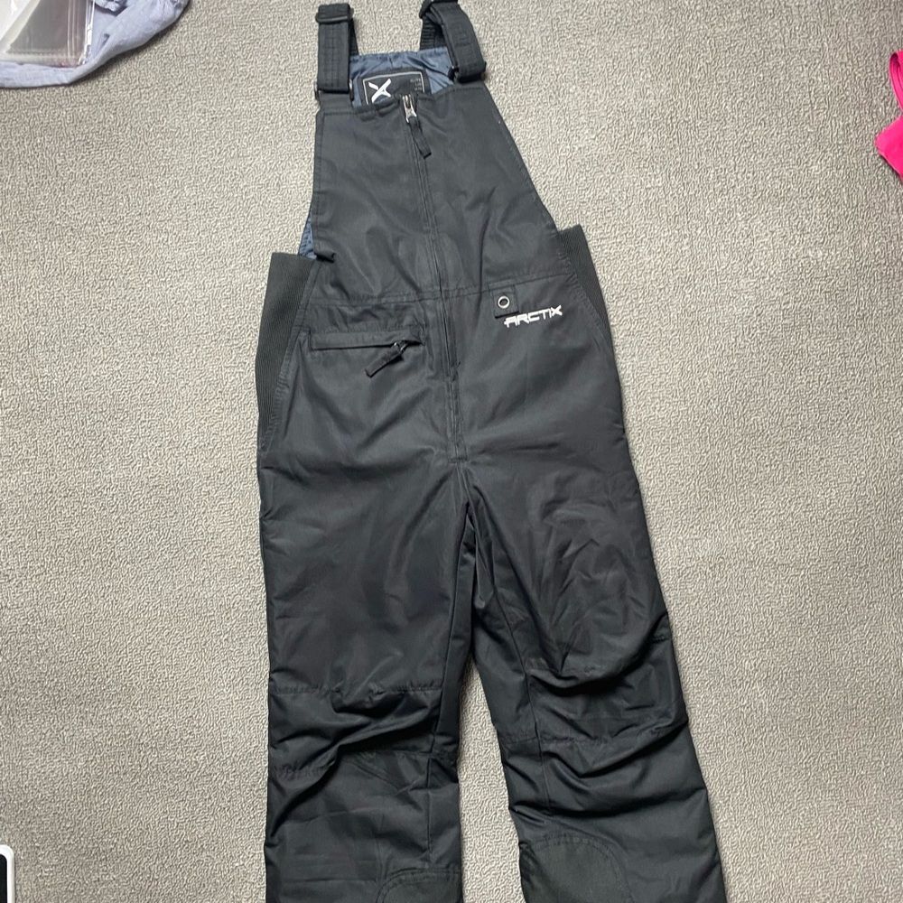 Arctix Kids Chest High Bib Overalls Snow Suit XS 5K Black Outdoor